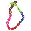 20x14x12mm Colorful Freeform Magnesite Nuggets 