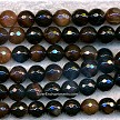 10mm Faceted Round Agate Beads 