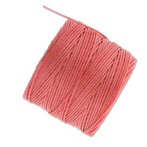 Coral S-Lon #18 Twisted Nylon Beading Cord Spool 