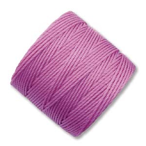 Light Orchid S-Lon #18 Twisted Nylon Beading Cord Spool 