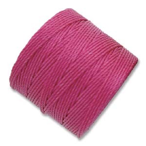 Magenta S-Lon #18 Twisted Nylon Beading Cord Spool 