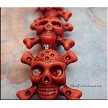 Skull and Crossbones Focal Pendant Bead 