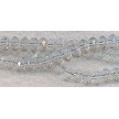 6mm Faceted Crystal Acrylic Rondelle Beads 