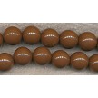 16mm Brown Round Acrylic Beads 