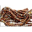 8mm Round Natural African Opal Jasper Beads 