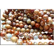 8mm Smooth Round Natural African Opal Jasper - Variscite - Impression Jasper 