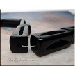 32x12x12mm Carved Black Onyx Beads 