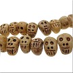 3D Ceramic Tribal Skull Face Beads 