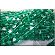 8mm Emerald Crystal Cube Beads 