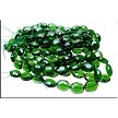 20x16mm Emerald Oval Crystal Beads by the Strand 