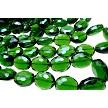 20x16mm Oval Emerald Crystal Beads 