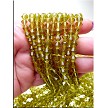 6mm Crystal Bicone Beads Strand, OLIVINE PERIDOT 