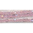 Light Rose 4mm Crystal Cube Beads 