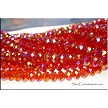 8mm Crystal Beads, Rondelle, Hyacinth Gold-Violet AB, Special Color 