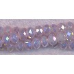 Rose Quartz AB 8mm Rondelle Crystal Beads 
