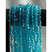 8mm Aquamarine Bicone Beads 
