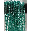 8mm Green Teal Bicone Beads 