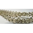Light Topaz 6mm Bicone Crystal Beads 