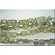 Golden Glow 4mm Faceted Crystal Cube Beads 