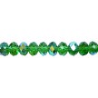 Light Emerald AB 4mm Rondelle Crystal Beads 