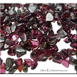 Freeform Top Drilled Garnet Bead Chips 