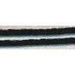 6mm Cube Black Glass Beads 