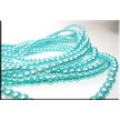4mm Light Blue Glass Pearl Beads 