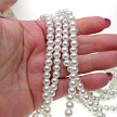 6mm White Glass Pearls 
