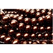 12mm Chocolate Golden Brown Glass Pearl Beads 
