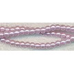 4mm Light Purple Glass Pearls 