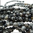 Picasso Jasper Beads, 6mm Round Picasso Marble Beads Strand 