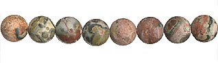 6mm Round Matte Leopardskin Jasper Beads 