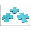 Magnesite Cross Pendant, Stone Cross, 45mm - Examples 