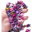 Multicolored Magnesite Gemstone Nugget Beads avg5x14x10mm 