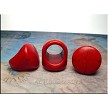 Stone Signet Ring Blank - This picture shows ring in profile (left pic) 