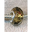 14mm Smoky Quartz Crystal Big Hole Beads 