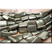 Natural Pyrite Beads, 18x13mm 