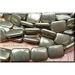 Natural Pyrite Beads, 18x13mm 