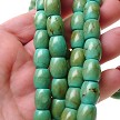 Turquoise Beads 12x10mm Olive Barrel Beads 