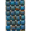 14mm Square Turquoise Cabochons 