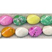 20x15mm Multicolored Turquoise Magnesite Oval Beads 