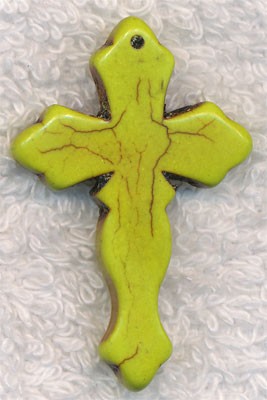Green Cross Pendant 