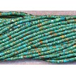 Heishe Natural Turquoise Heishi Tube Beads 