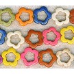 20mm Colorful Stone Flower Beads, Captives 