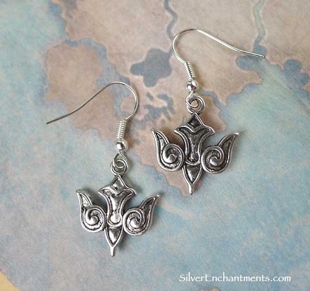 Celtic Dove Earrings 