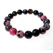 Pink Fire Agate Bracelet 
