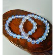 Beaded Sea Opal Stretch Bracelet 