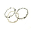 Rainbow Moonstone Beaded Stretch Bracelet 