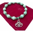 Beaded Lotus Flower Bracelet 