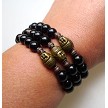 Black Onyx Buddha Bracelet 